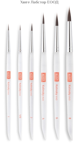 Четки за керамика Renfert Kolinsky evo, 2 бр.